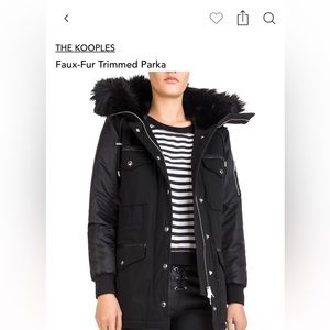 NWT the Kooples sport Parker coat